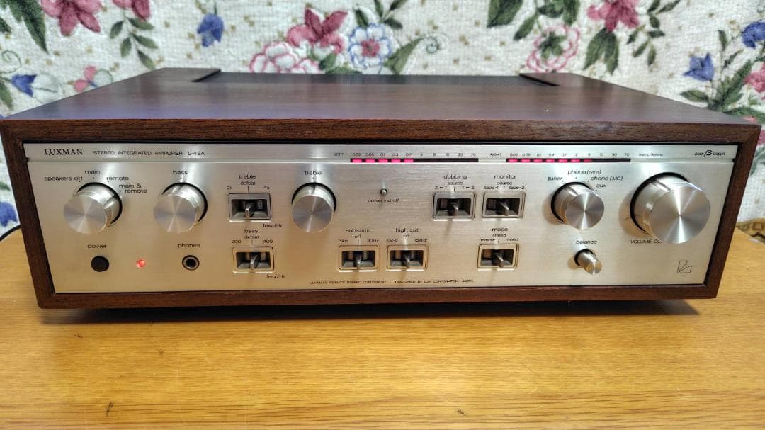 LUXMAN L-48A プリメインアンプ トランジスター ラックスマン