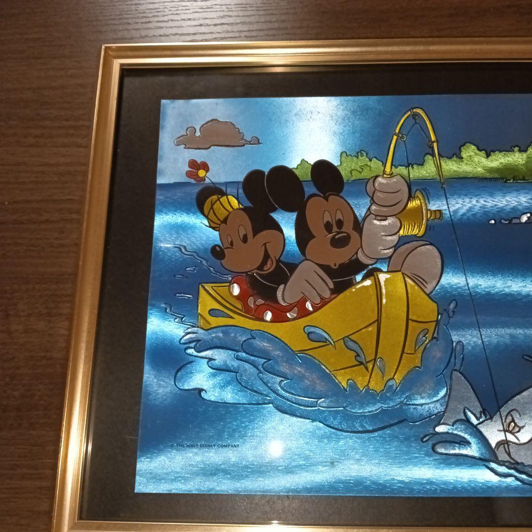 【超貴重】【ディズニー】『ミッキー ミニー』 アンティーク エッチングアート