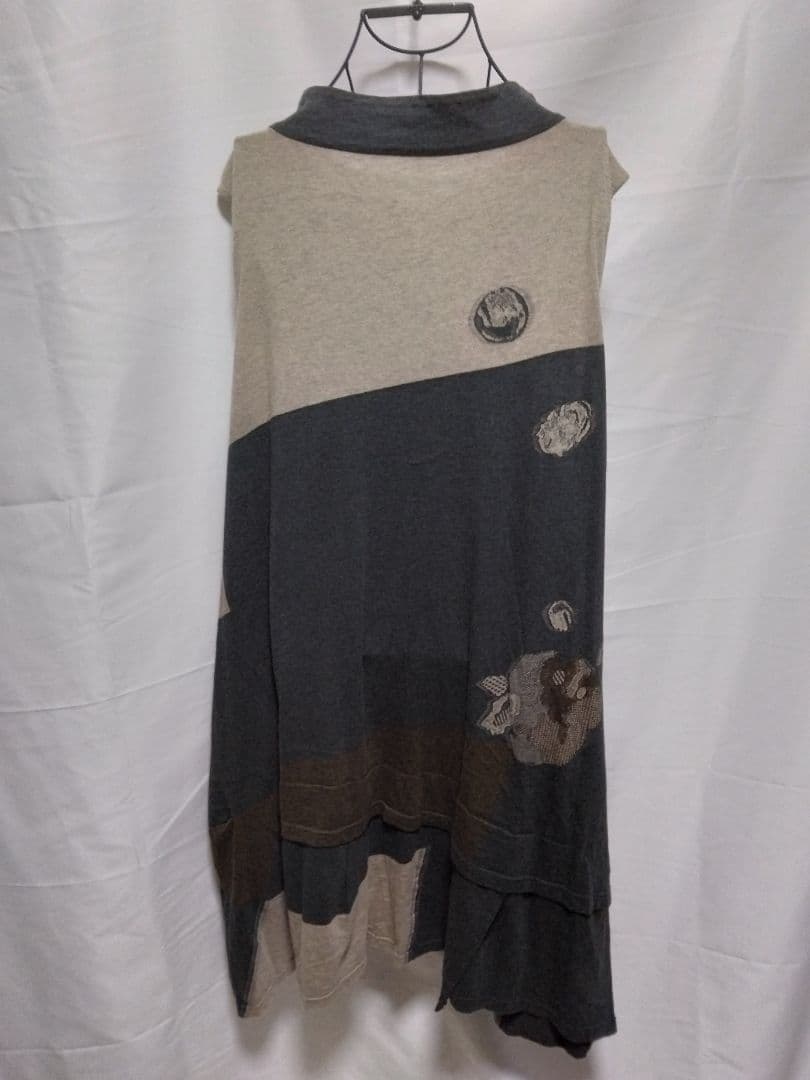 ninaセンソユニコ　慈雨　ジウ　ノースリーブ ワンピース