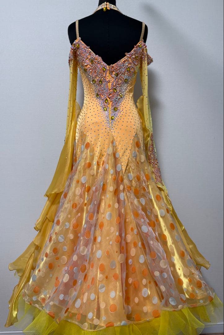 【処分価格・未使用品】社交ダンスドレス　デモ用ドレス　競技用　ソシアルダンス