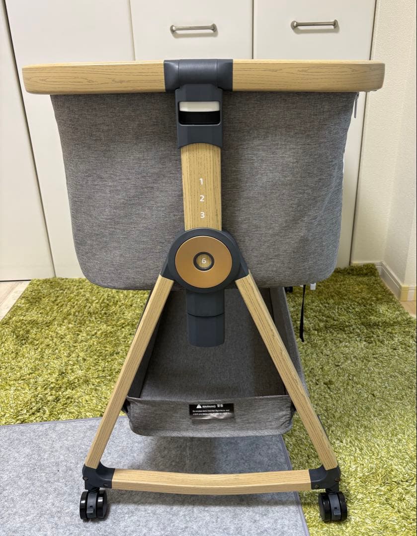 【美品】HZDMJ ベビーベット　グレー