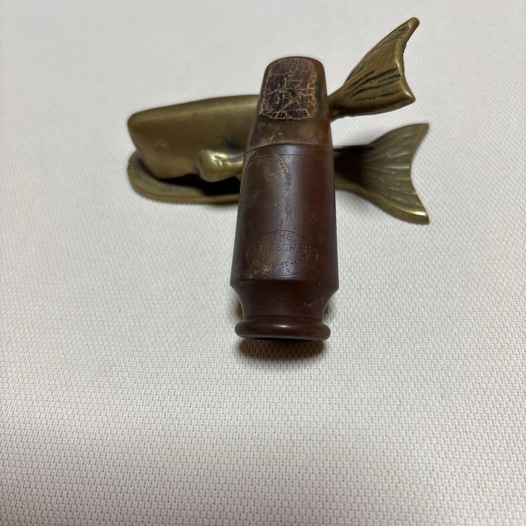 USAのブッシャー製アルト・サックスス用マウスピース ブラウン