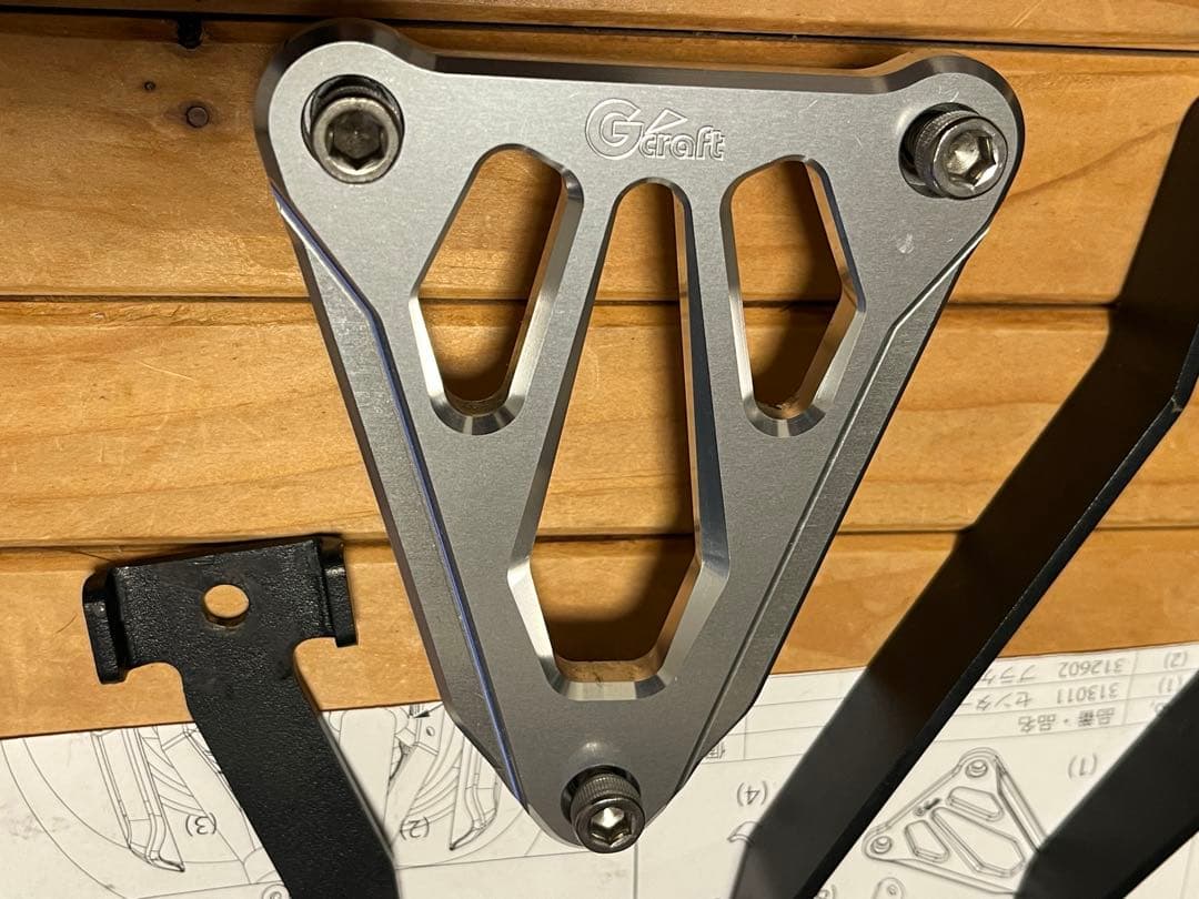 Gクラフト(Gcraft) ダウンフェンダーステー タイプ2 モンキー125