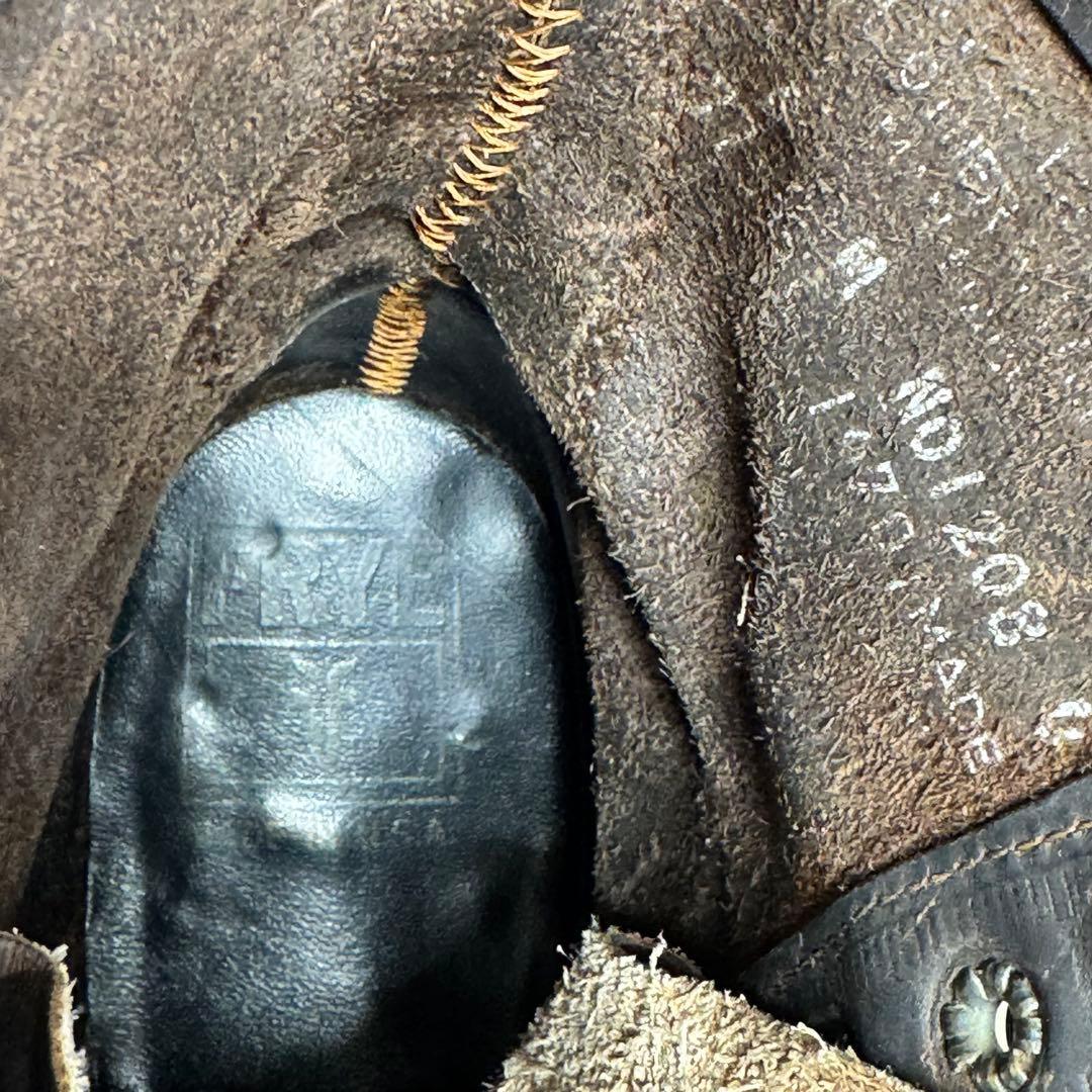 【希少・USA製】FRYE フライ ロガーブーツ 6M（24cm）ビブラムソール