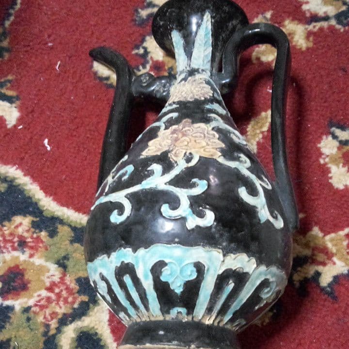 中国陶磁器　明法花　水注