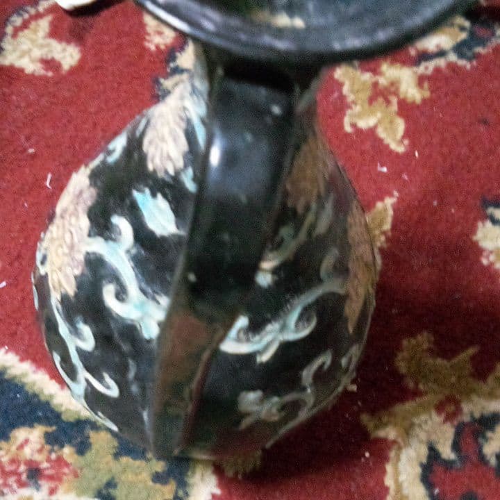 中国陶磁器　明法花　水注