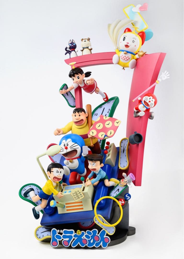 【新品】ドラえもん タイムマシン フィギュア 周年記念版 限定品