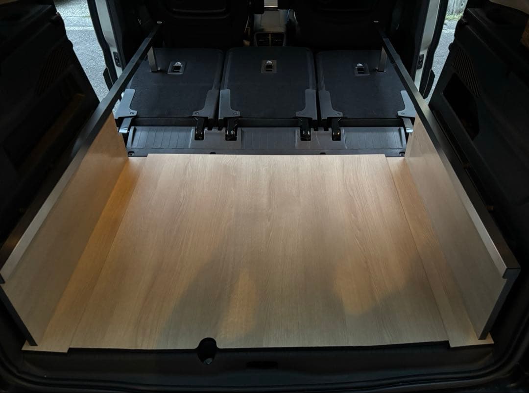 ベルランゴ、リフター純正agreベッドキットシステム【5人乗り用】