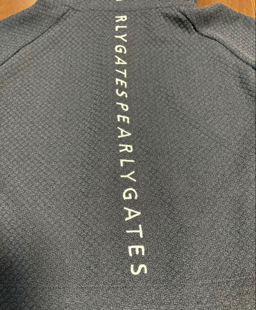 パーリーゲイツダイヤニットジャガード濃紺ワンピースサイズ0