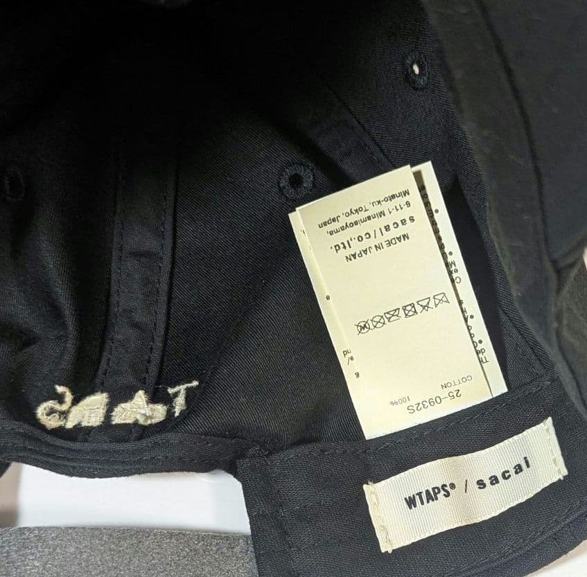 25ss WTAPS✖sacai ダブルタプス✖サカイ　キャップ