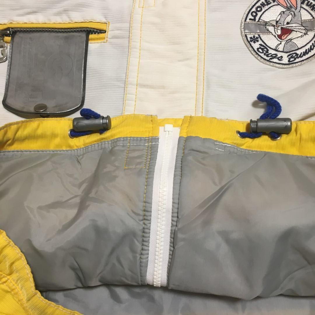 90s LOONEY TUNES キッズ スキーウェア 160 古着 上下