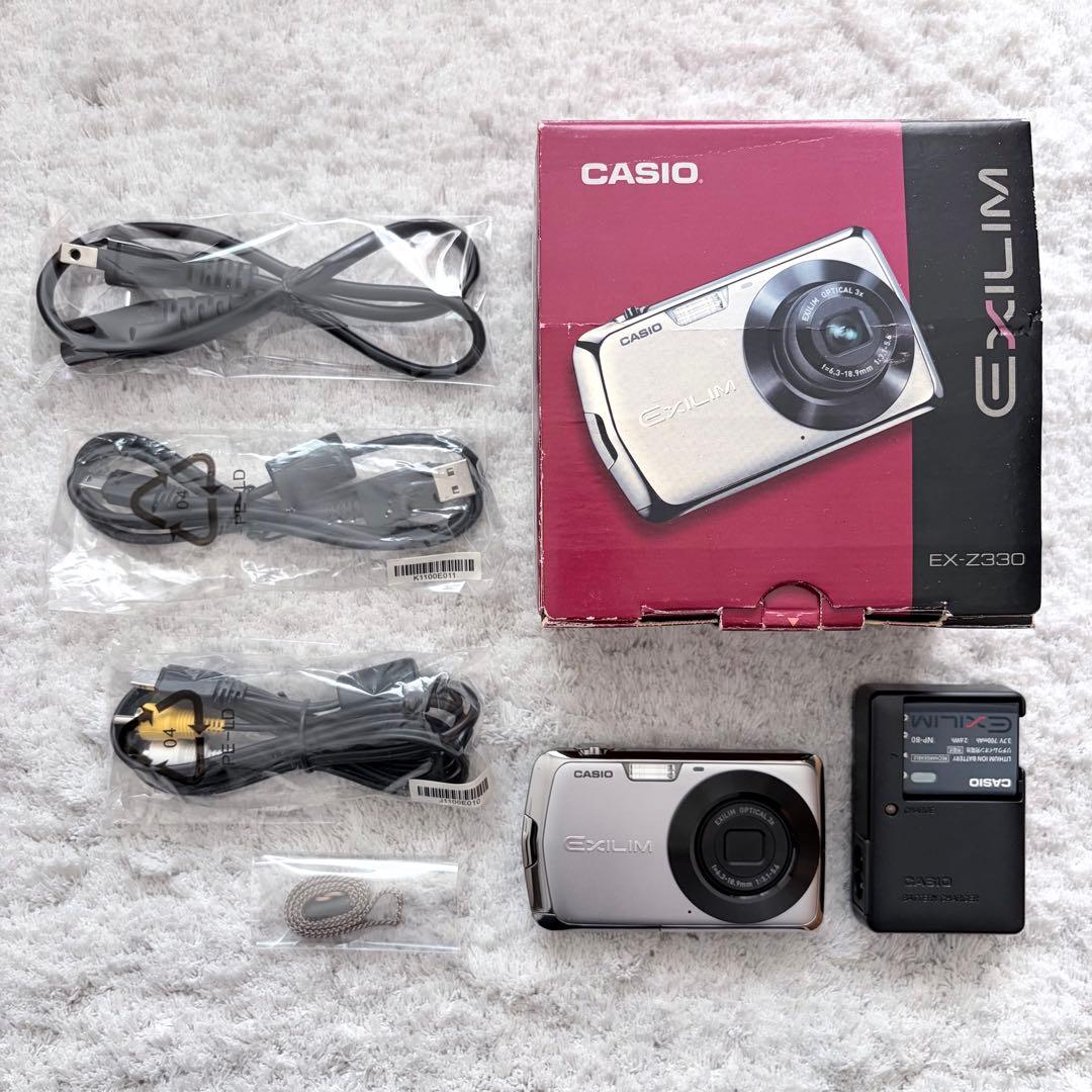美品【動作確認済】CASIO カシオ EXILIM EX-Z330 レトロカメラ