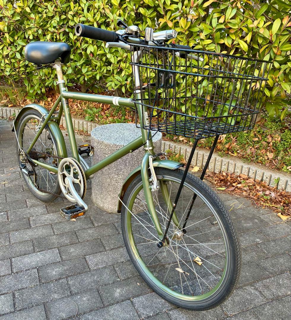 アサヒサイクル ミニベロ マットグリーンSCH206 20インチ　　東京