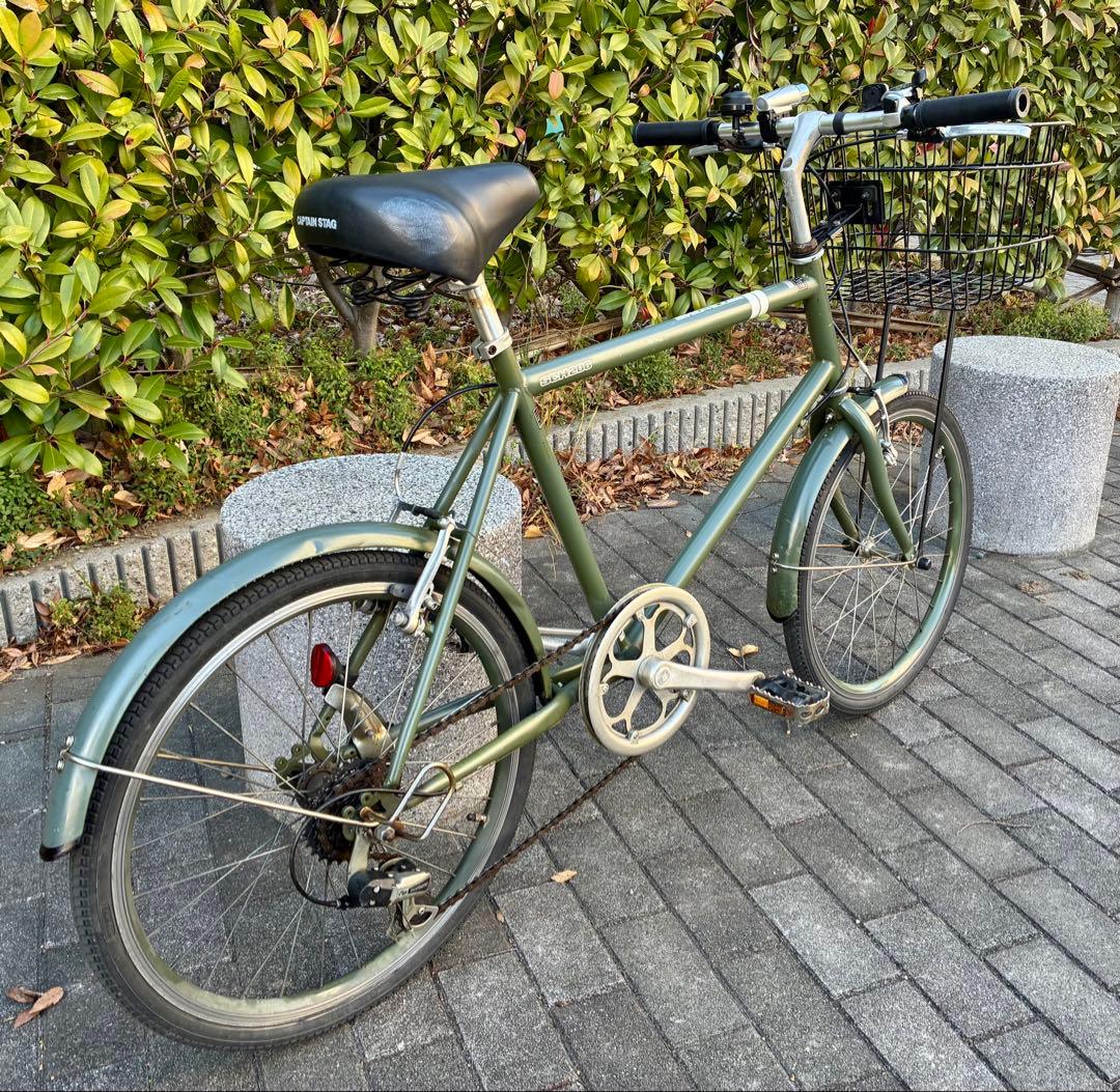アサヒサイクル ミニベロ マットグリーンSCH206 20インチ　　東京