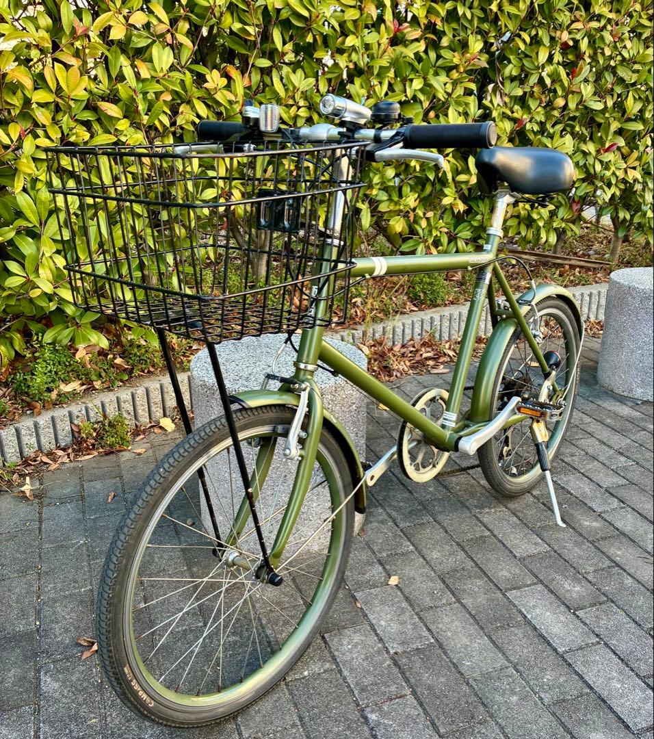 アサヒサイクル ミニベロ マットグリーンSCH206 20インチ　　東京