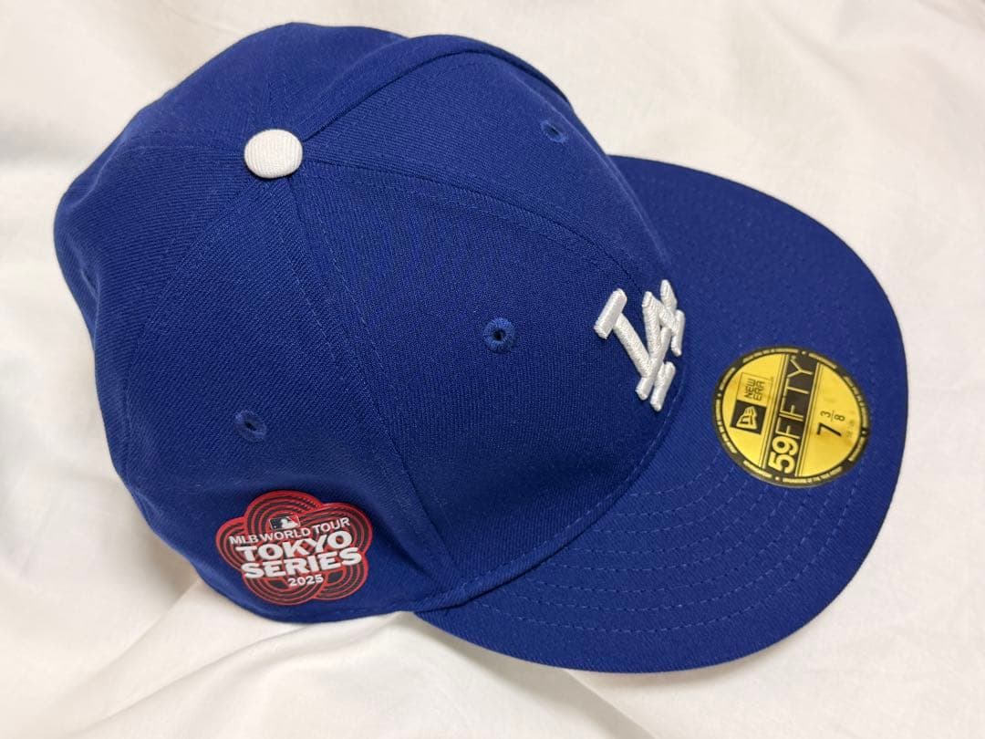 東京シリーズ ロゴ入り キャップ 59FIFTYドジャース 7 3/8 58.7