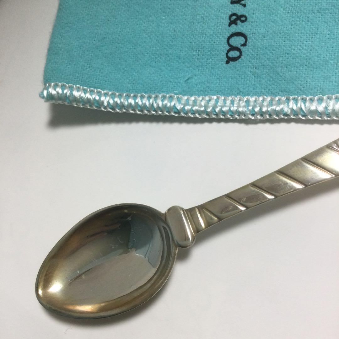 ティファニー ベビースプーン 野球ボール 銀925