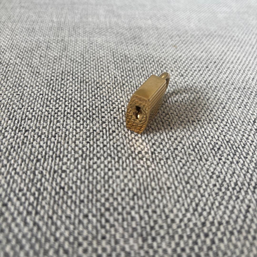 HERMES 107 鍵なし　ゴールドパドロック