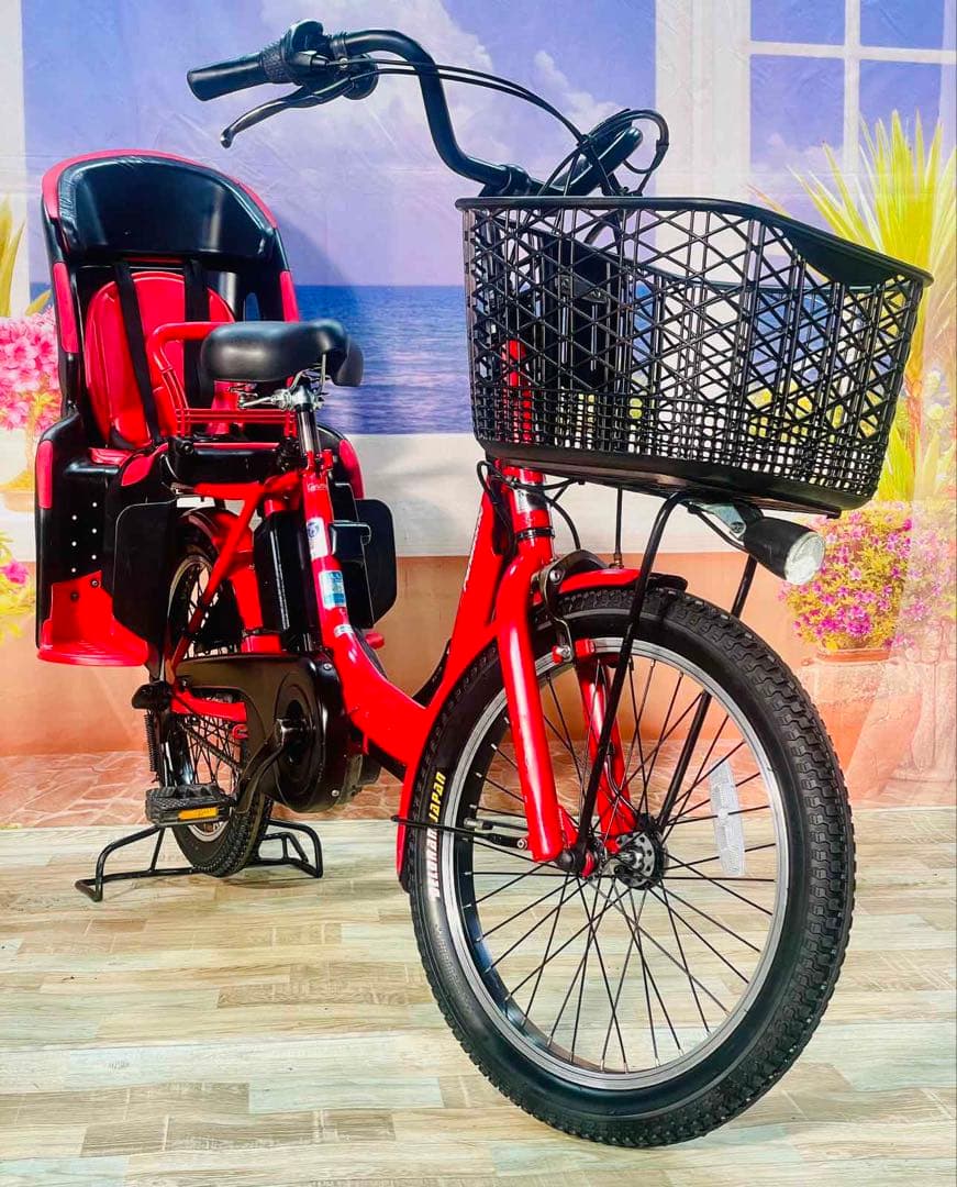 ギュットアニーズ⭐️16AH！パナソニック子供乗せ電動アシスト自転車Y3268