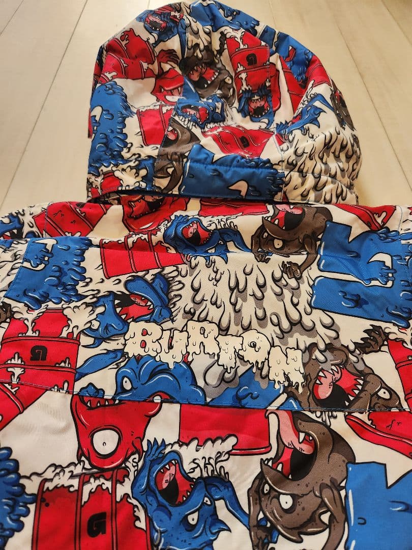 BURTON キッズ モンスター柄スキーウェア つなぎ 4Tサイズ