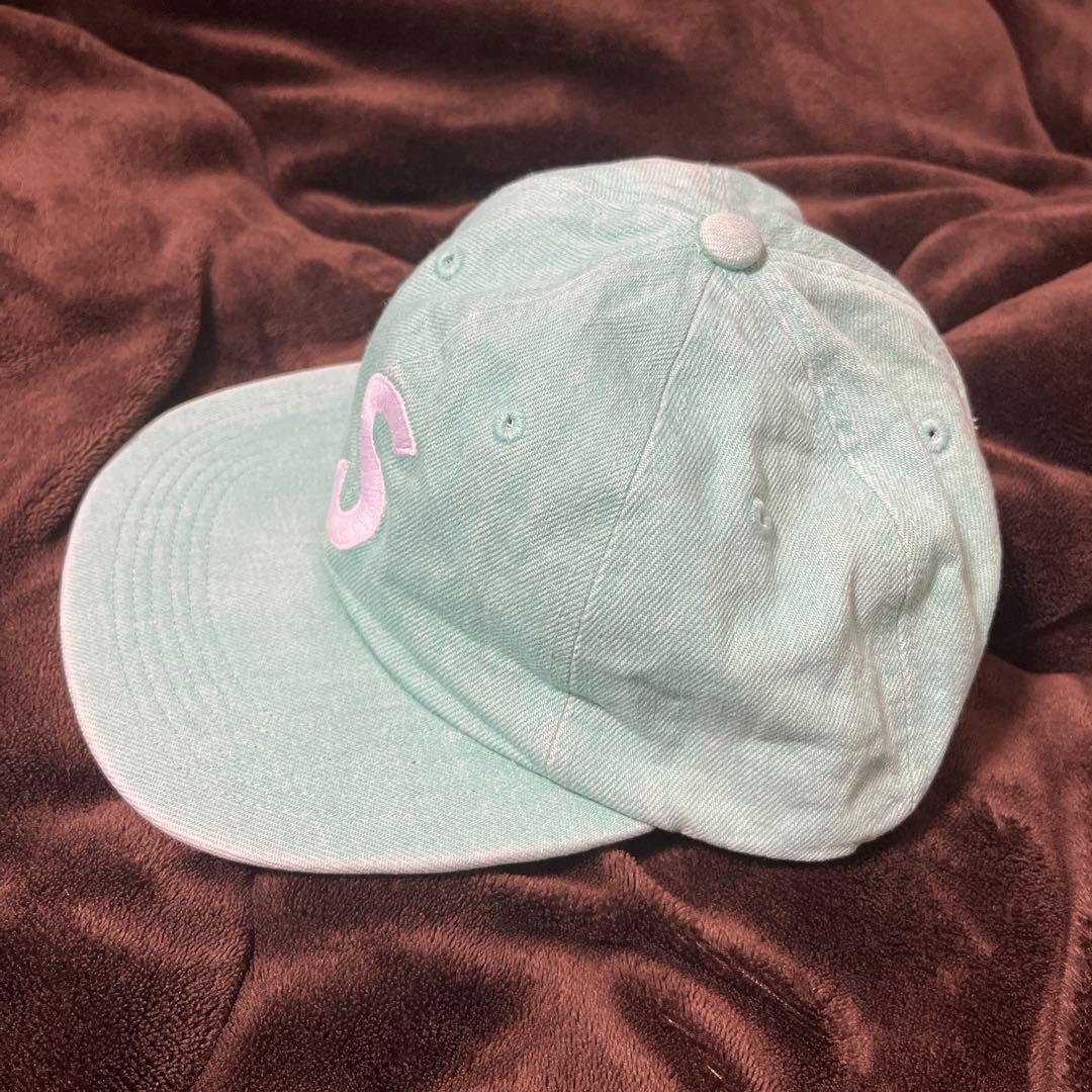 【希少】シュプリーム　S LOGO CAP キャップ　エメラルドグリーン