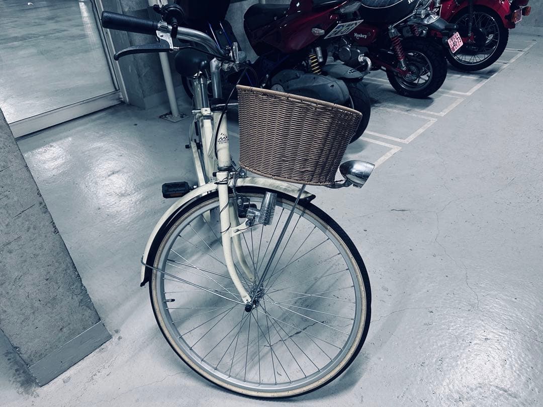 シティサイクル　カゴ付き
