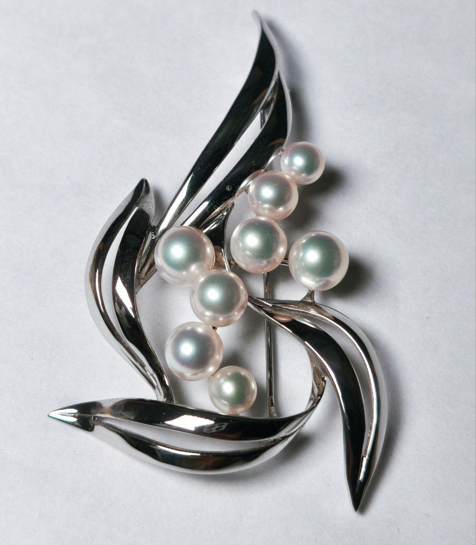 【美品 最高級】ミキモト ブローチ パール フォーマル 皇室御用達 正規品