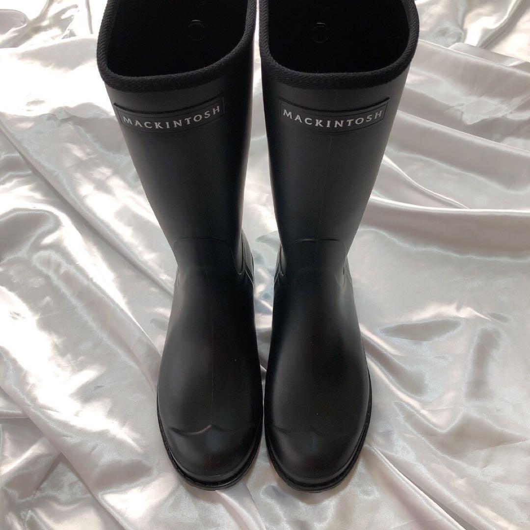 【美品】MACKINTOSH マッキントッシュ　長靴　ロングブーツ　レイン　37
