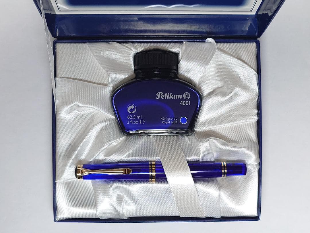 Pelikan 特別生産品 スーベレーン M600 マリーンブルー BB