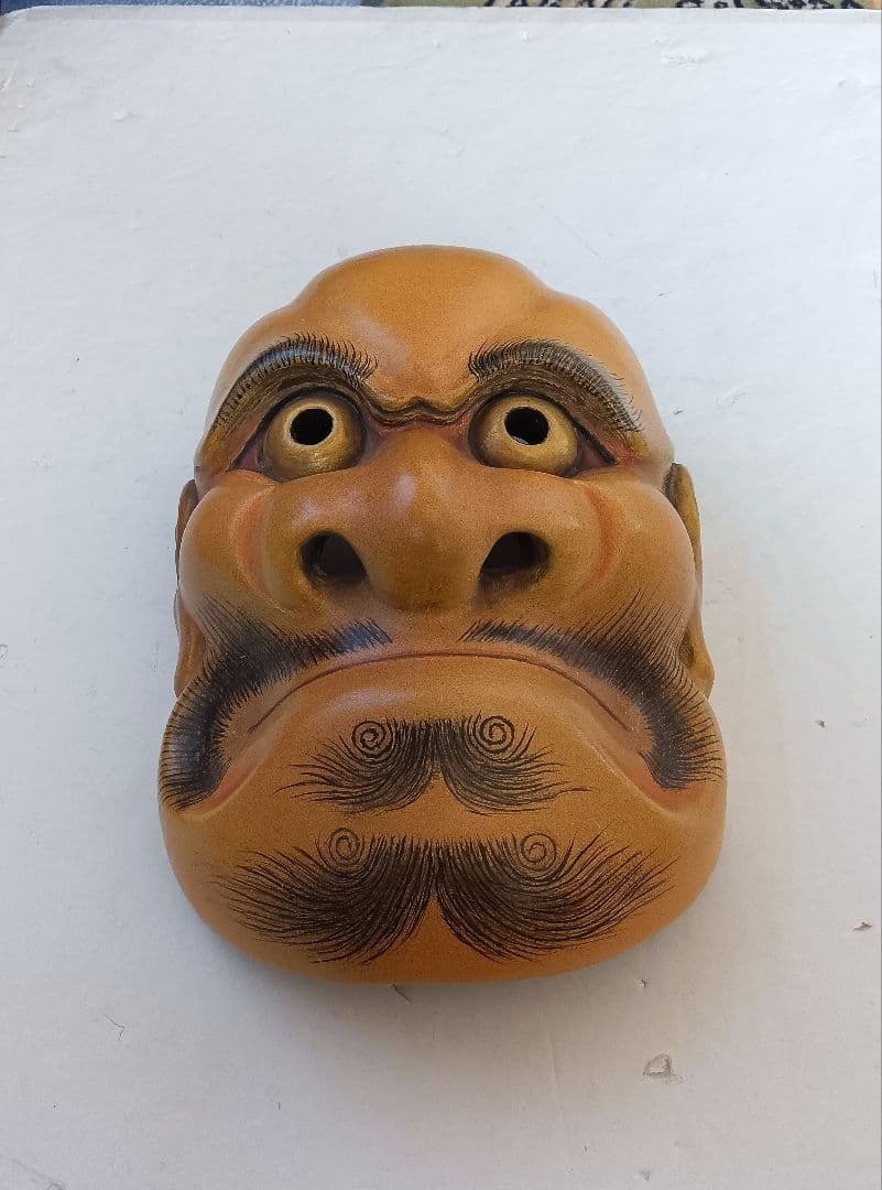 木彫り能面