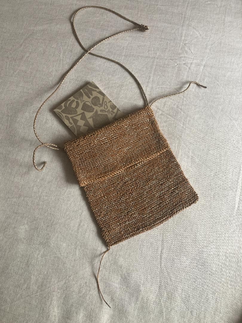 ヨーガンレール✩ゴートメッシュの裏編み☆ポシェットバッグ✩ババグーリ