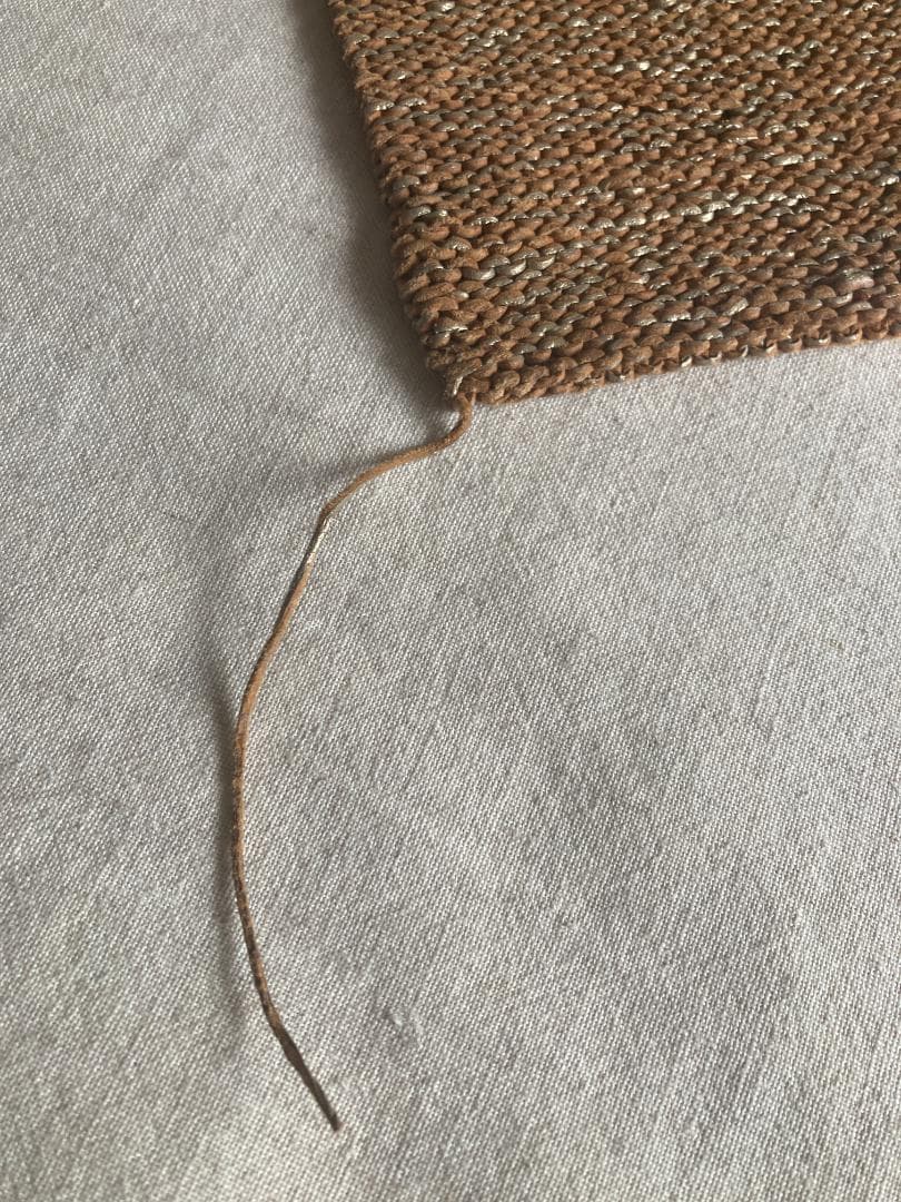 ヨーガンレール✩ゴートメッシュの裏編み☆ポシェットバッグ✩ババグーリ