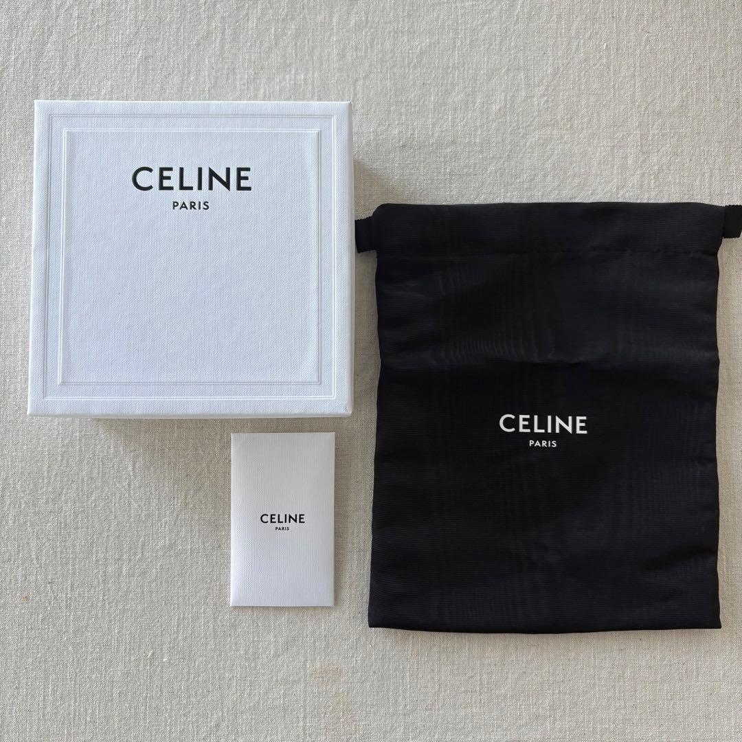 しっこ_CELINE セリーヌ スモール トリオンフ ベルト ブラック70