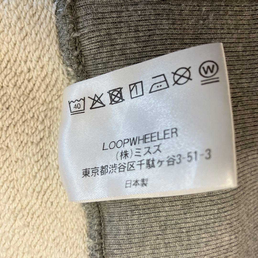 ループウィラー　スウェット　25周年　クルーネック　グレー　サイズL