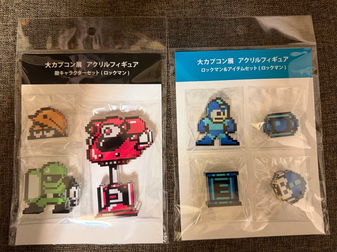 大カプコン展　ロックマン　アクリルフィギュア　セット