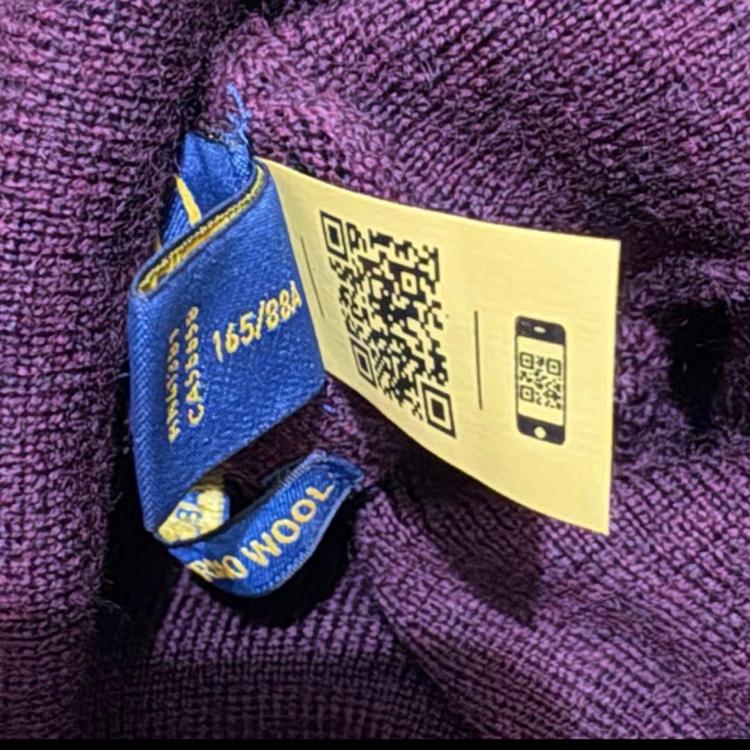 【最終価格】未使用タグ付き　PRLウールタートルネックセーター　メンズXS