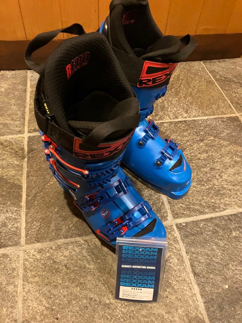 REXXAM R-EVO 110S 26.026.5 レグザム　スキーブーツ　青