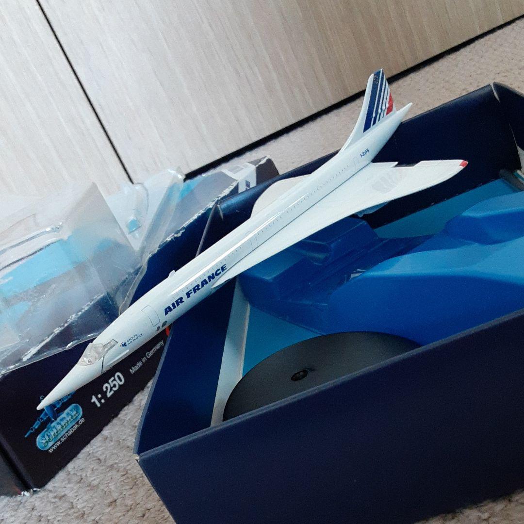 ドイツSCHARAK金属製エールフランス·コンコルドメタル絶版モデル1/250