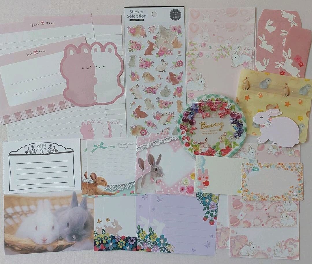 【おすそ分け】うさぎ柄セット