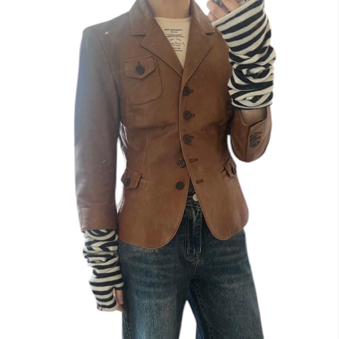 prada レザージャケット