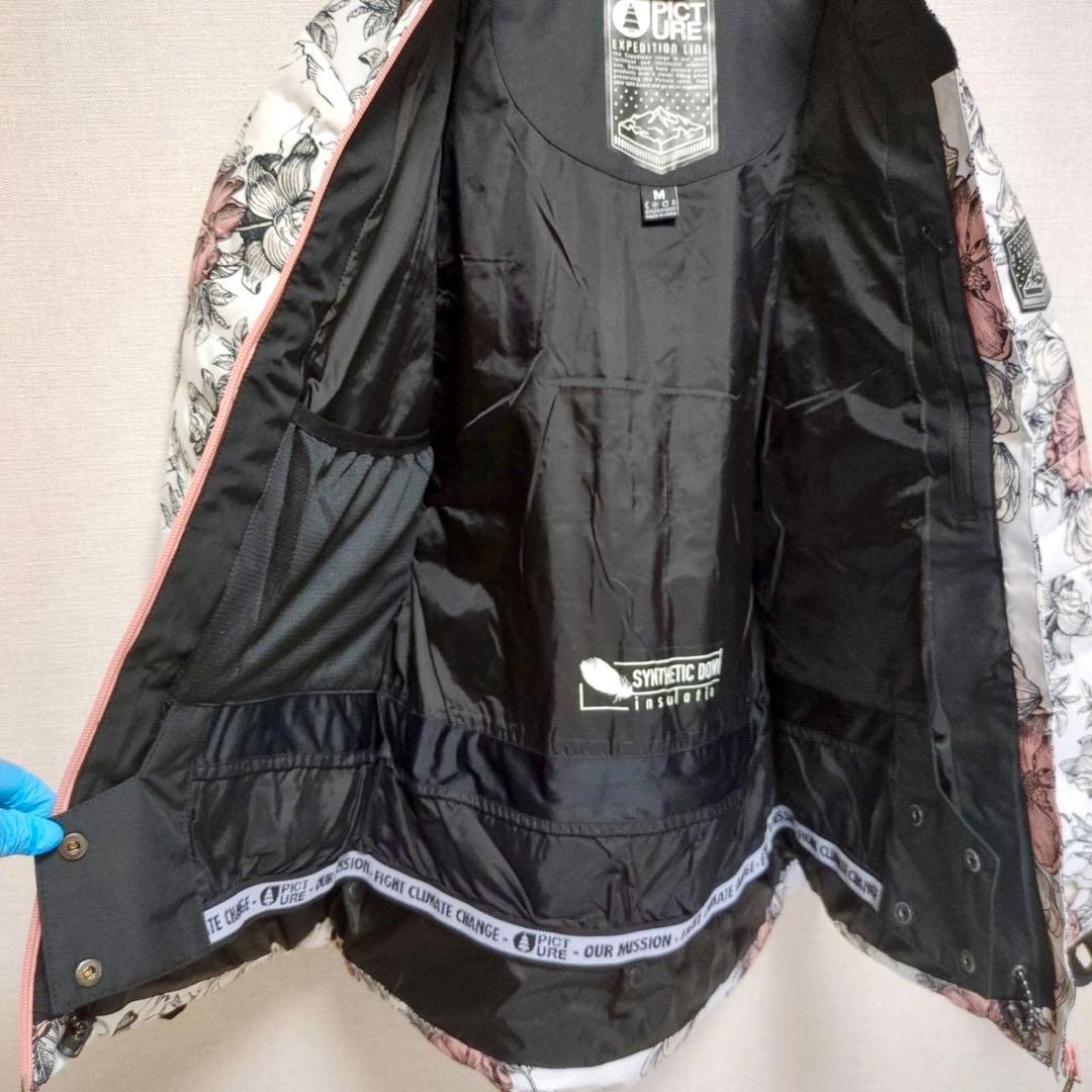 E1816 PICTURE ピクチャー スキーウェア 上下セット 花柄 スノボー