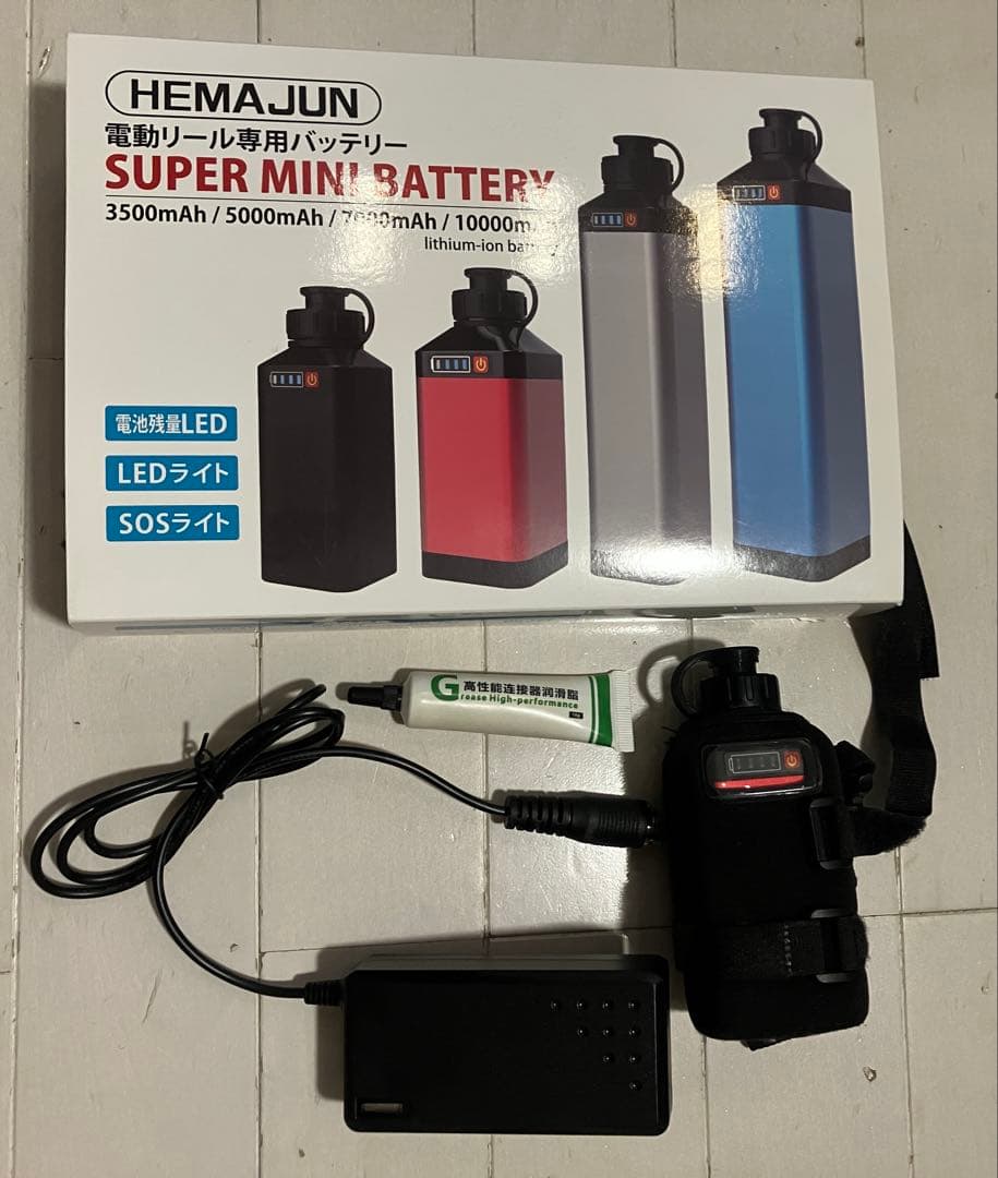 シマノ 23 フォースマスター 600右ハンドル、バッテリー