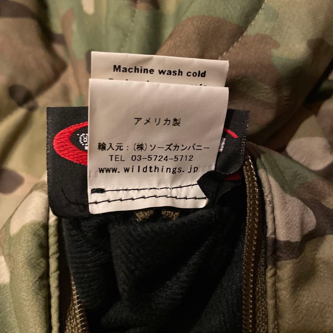 ワイルドシングス　プリマロフト　マルチカム　USA製　サイズM
