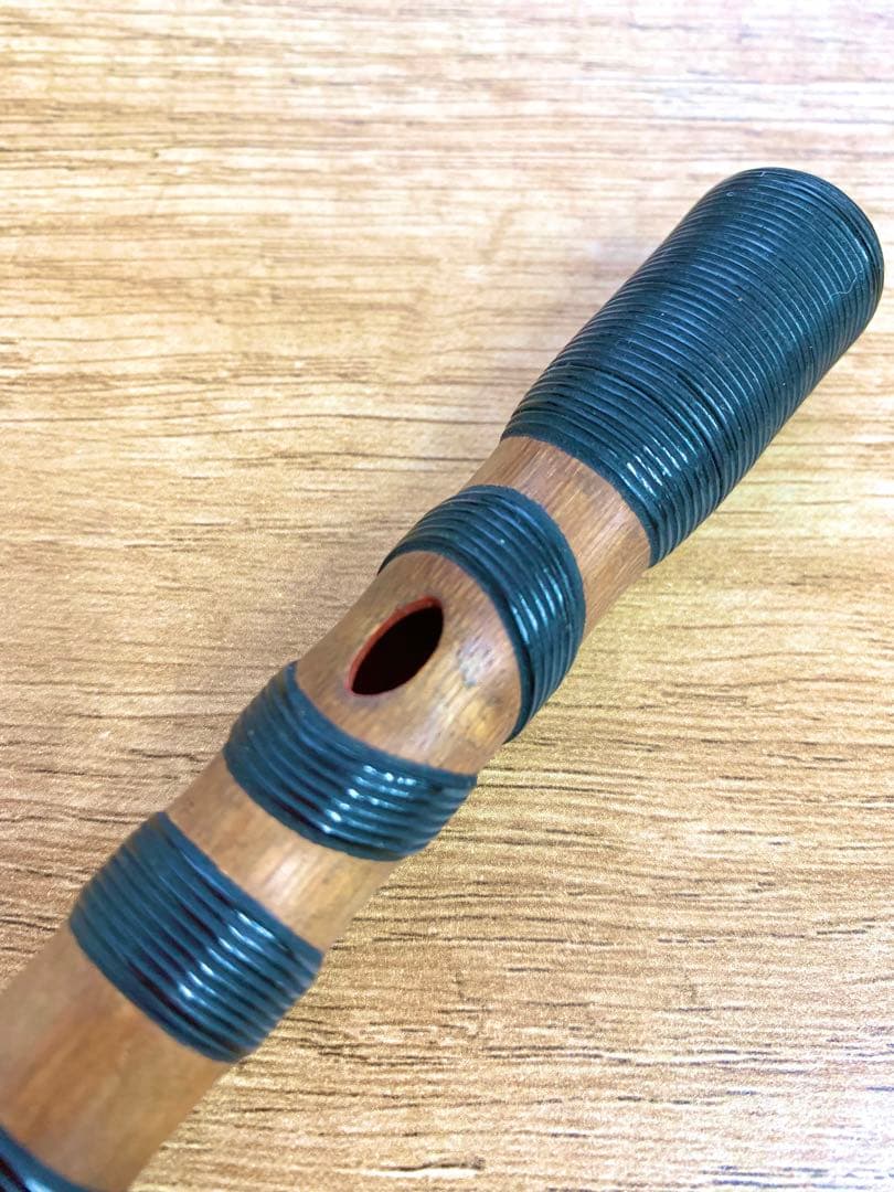 値下げ‼️和楽器篳篥 （ひちりき ）本管 雅楽（竹製樺巻）