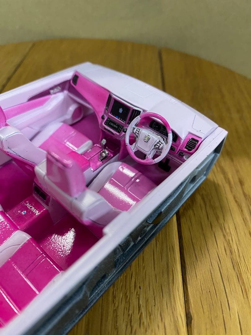 プラモデル完成品　アオシマ 1/24 214クラウンアスリート