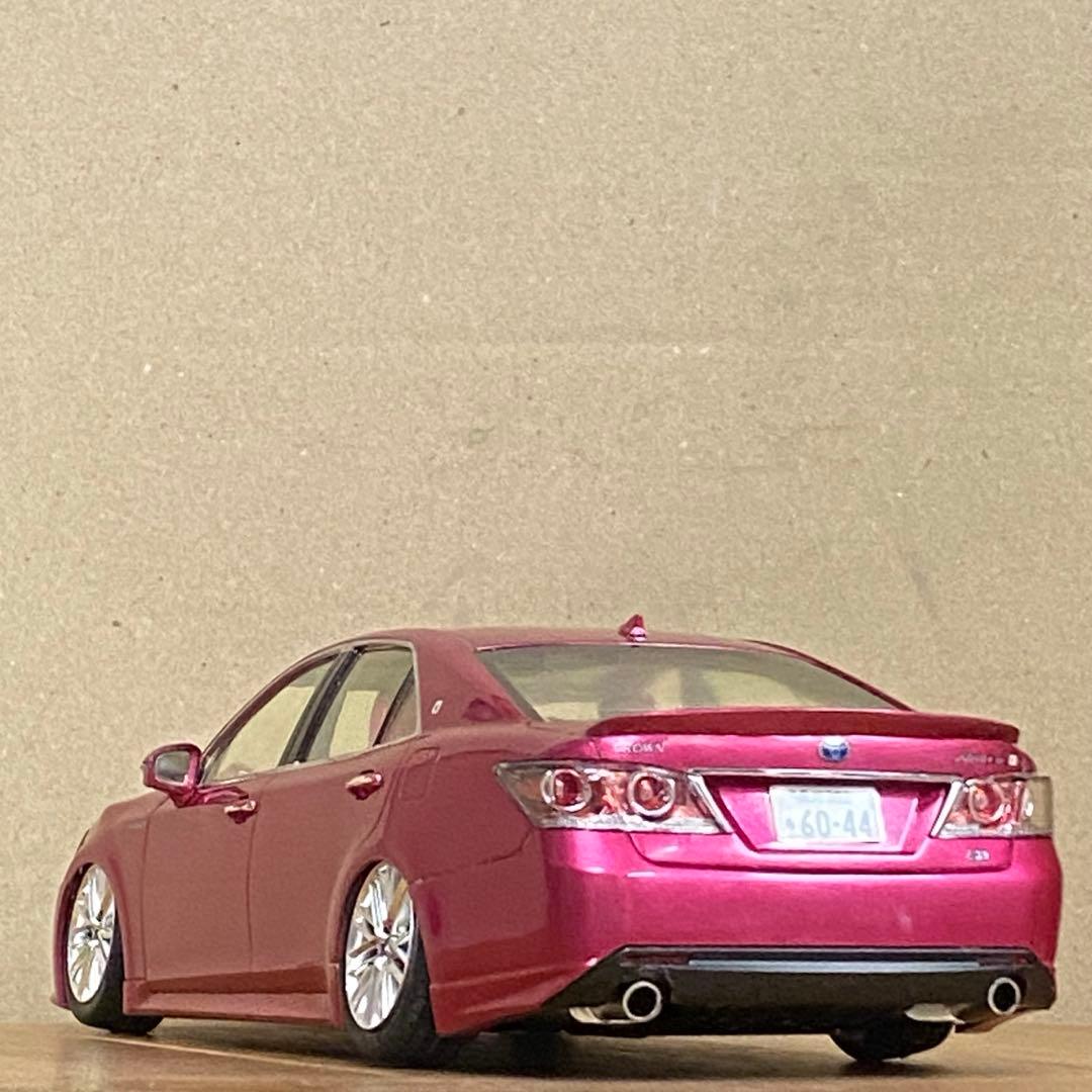 プラモデル完成品　アオシマ 1/24 214クラウンアスリート