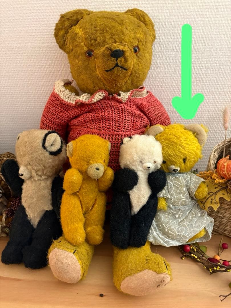 DDRベア　黄色② アンティーク