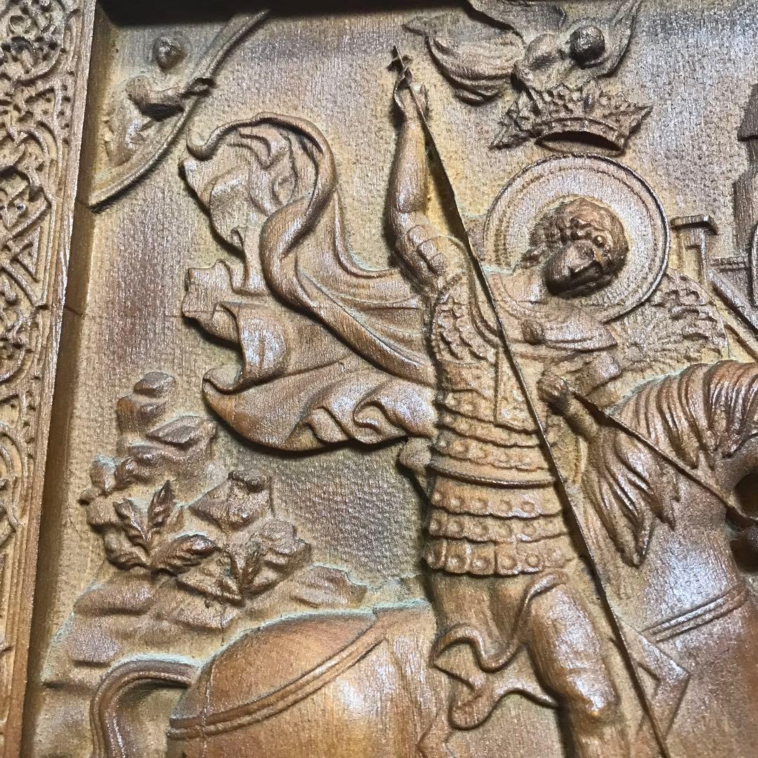 ロシア正教のイコン 手彫り