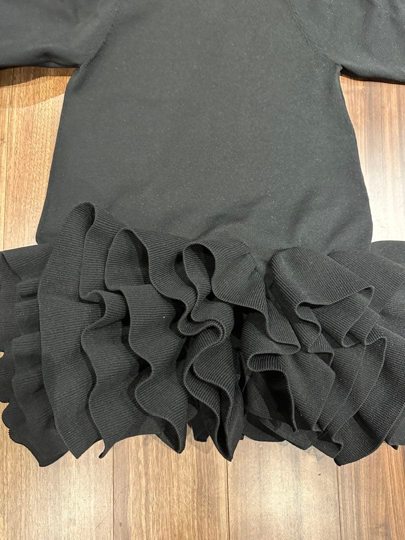 完売 美品 ハイアンド Ruffled-Hem Polo Dress hiand