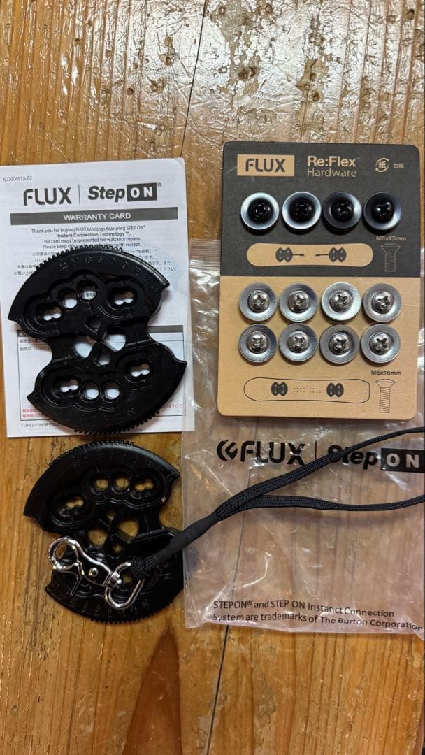 新品 FLUX Step On ビンディング BLK M 45100→36000